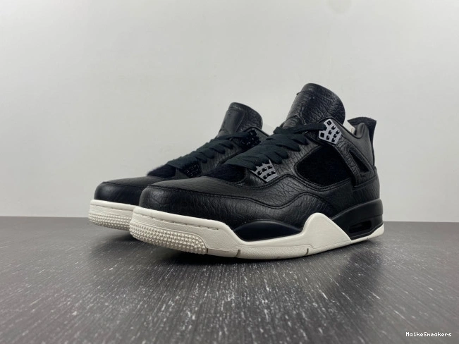 MaikeSneakers Retro Black Hair Pony 4 819139-010 Jordan 0801